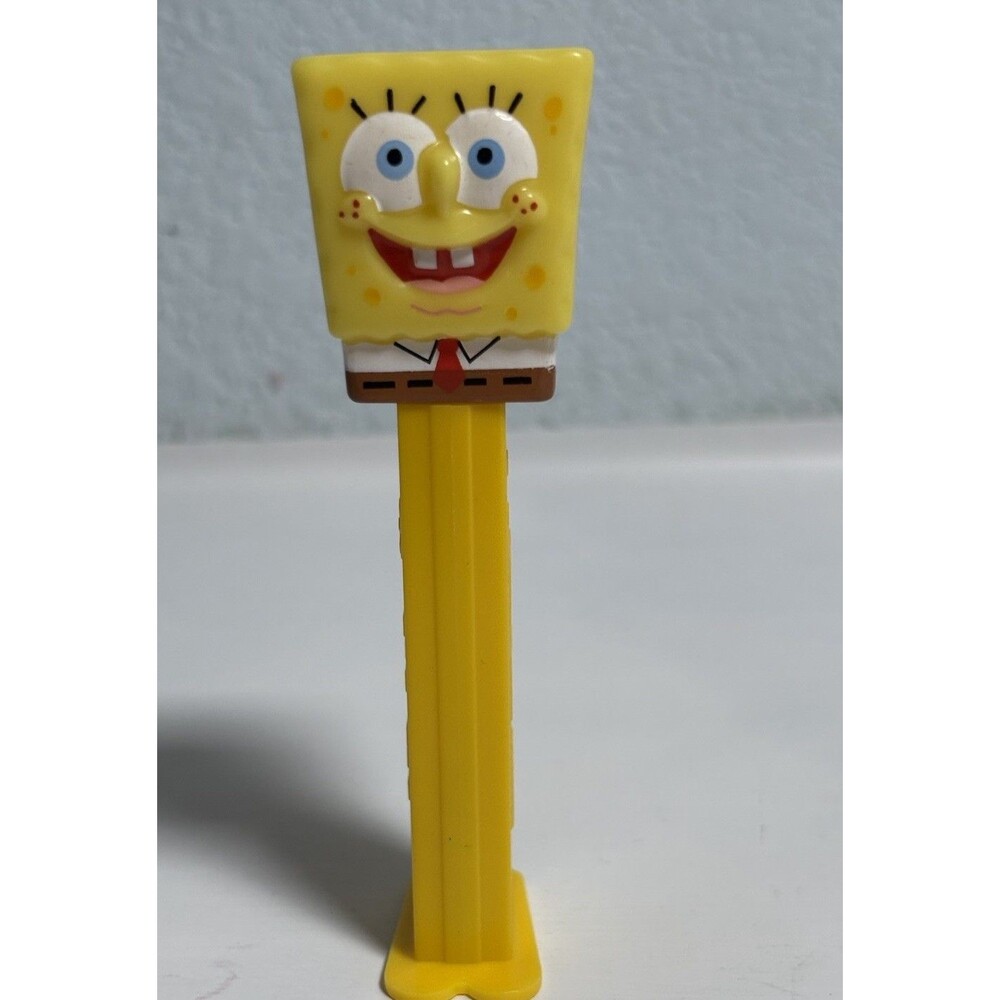 SpongeBob SquarePants PEZ Dispenser Yellow Character Candy Holder